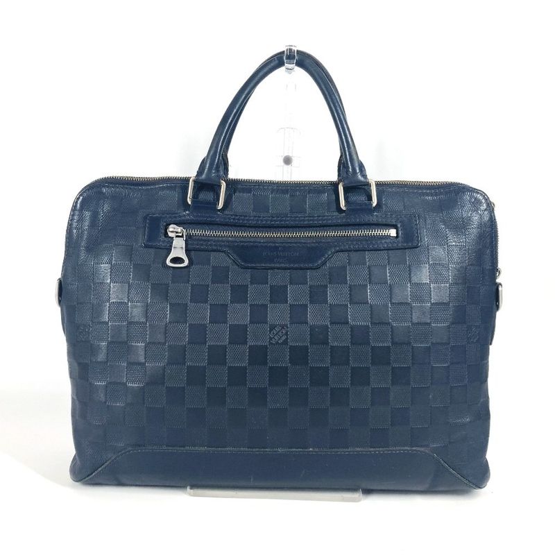 Louis Vuitton Business Bag Avenue Briefcase N41019 Damier Infini Leather Noir