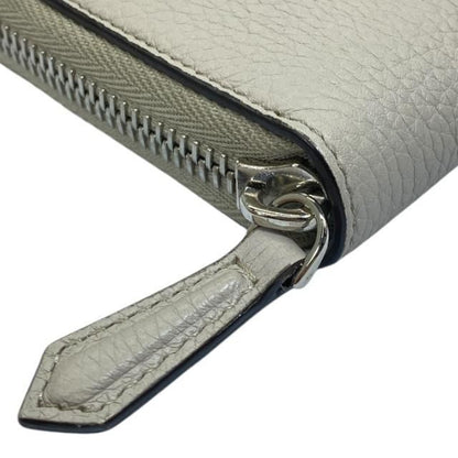 Fendi 7m0210 Wallet Long Wallet Long Round Zipper Leather Graige