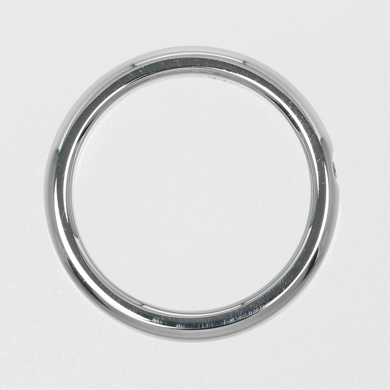 Tiffany & Co Stacking Band Pt950platinum X Diamonds #6.5 Ladies 5g Ring