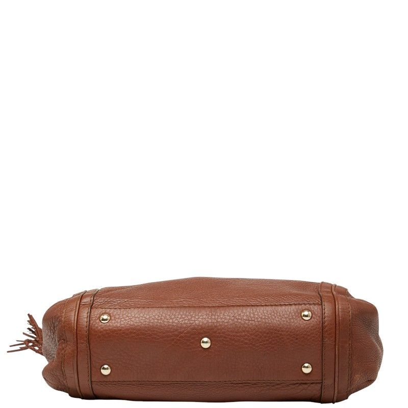 Gucci Tassel One Shoulder Bag 269947 Brown Leather Women's Gucci