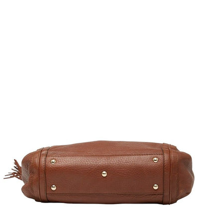 Gucci Tassel One Shoulder Bag 269947 Brown Leather Women's Gucci