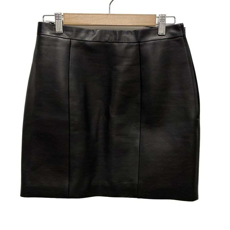 Saint Laurent Paris Miniskirt Size F40 Women - 445441 Black Miniskirt/leather