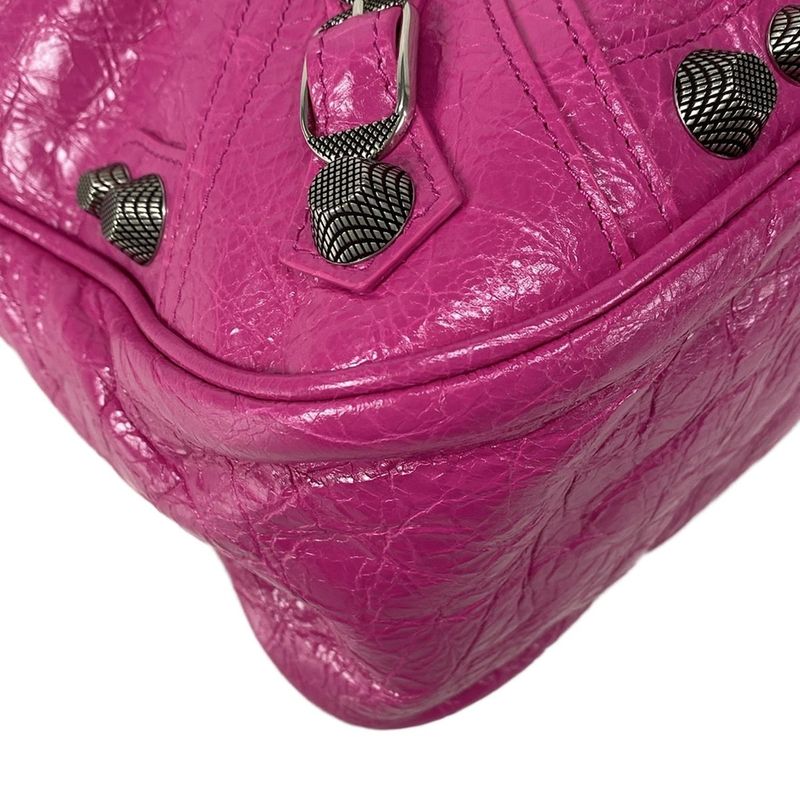 Balenciaga Handbag Neo Kagol 792896 Pink Leather