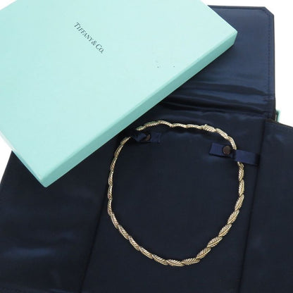 Tiffany & Co 925 Silver 18K Yellow Gold Silver Gold Necklace 0628 Tiffany & Co