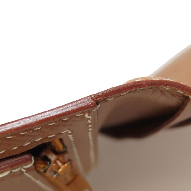 Hermes Bearn Classic Gold Hardware Long Wallet With Coin Purse Courchevel Women