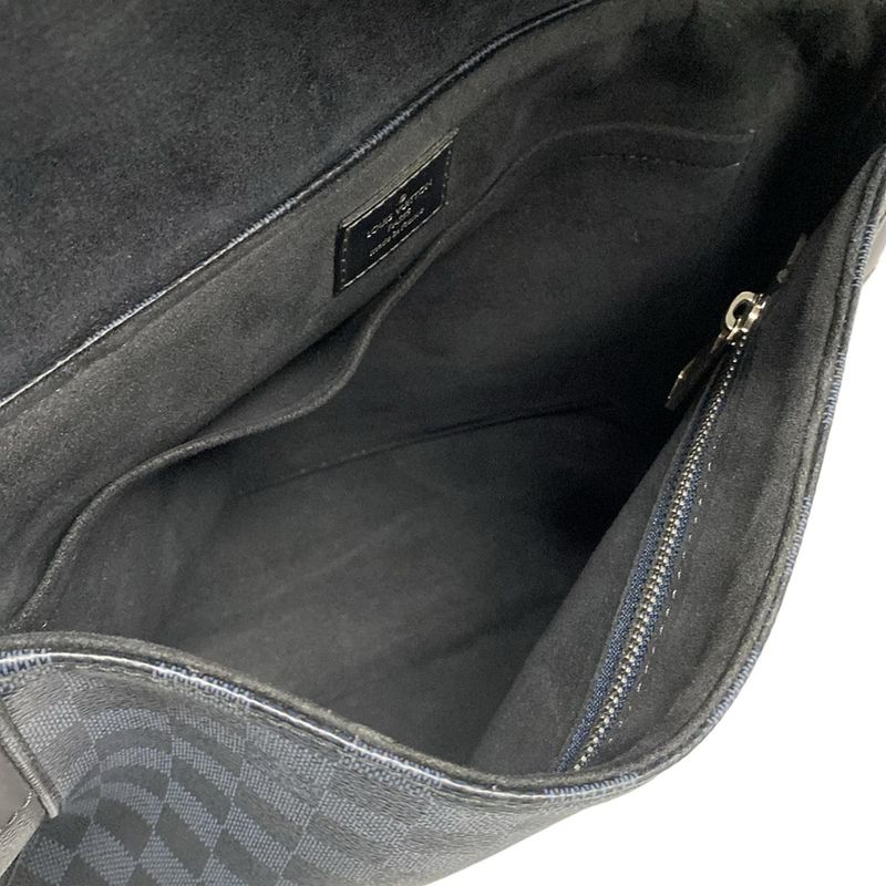 Louis Vuitton Shoulder Bag Damier Cobalt Newport Messenger PM N41587