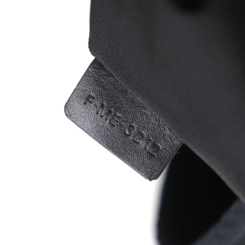 Celine 11008 Trekking Vertical Cabas Nylon Tote Bag With Logo Pouch Black