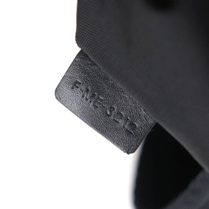 Celine 11008 Trekking Vertical Cabas Nylon Tote Bag With Logo Pouch Black