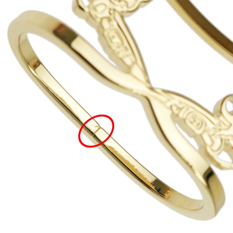 Hermes Scarf Ring 70 Brid De Gala Gold Color Small Accessories