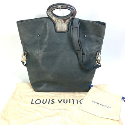 Louis Vuitton Shoulder Bag Cuir Epi NS Leather Noir Black