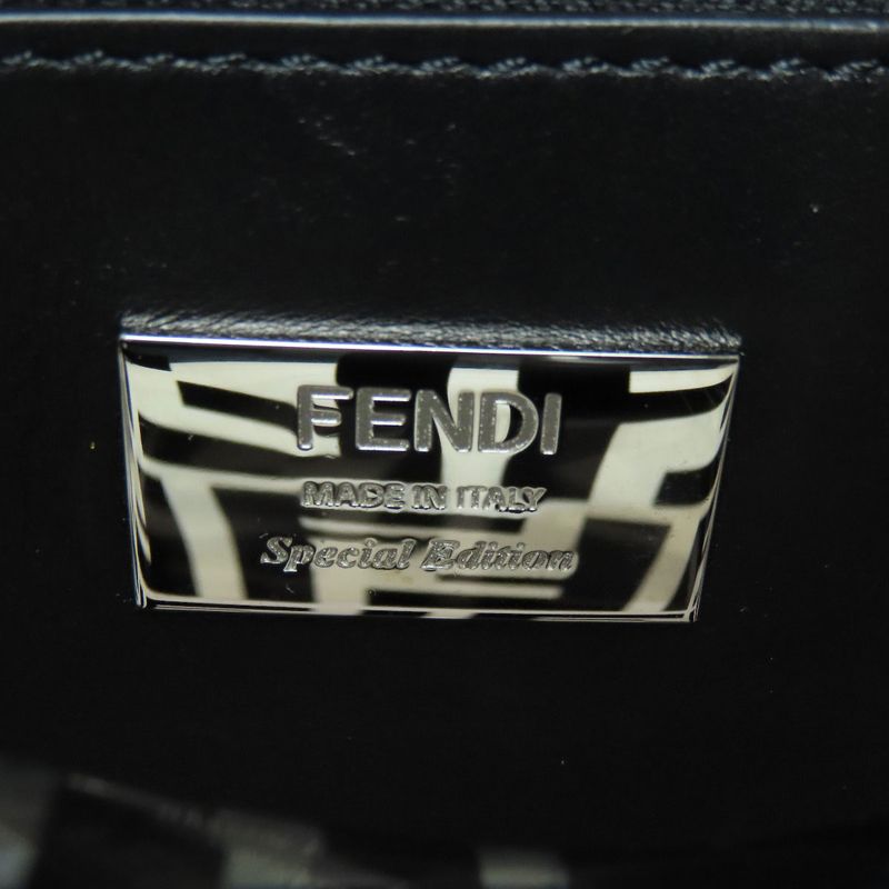 Fendi Peekaboo Mini 2-way Handbag Vinyl Calf Women