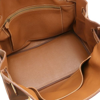 Hermes Handbag Birkin 35 Courchevel Gold Hardware Brown C Engraved [storage Bag