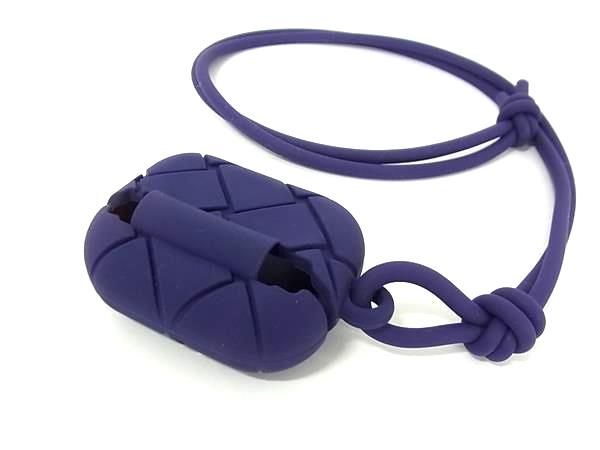 Bottega Veneta Intrecciato Rubber Airpods Pro Case Ipod Case Purple