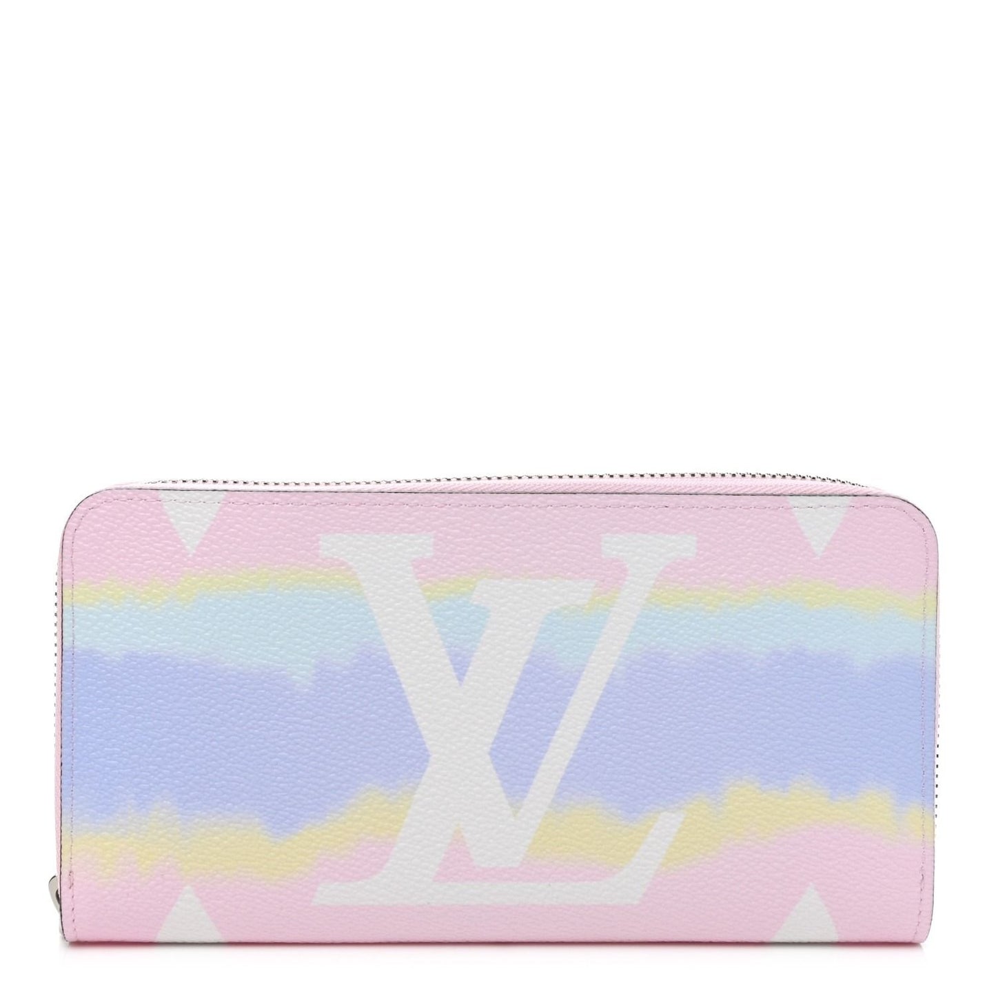 Louis Vuitton Monogram Giant Monogram Escale Zippy Wallet Pastel Sunrise Pink