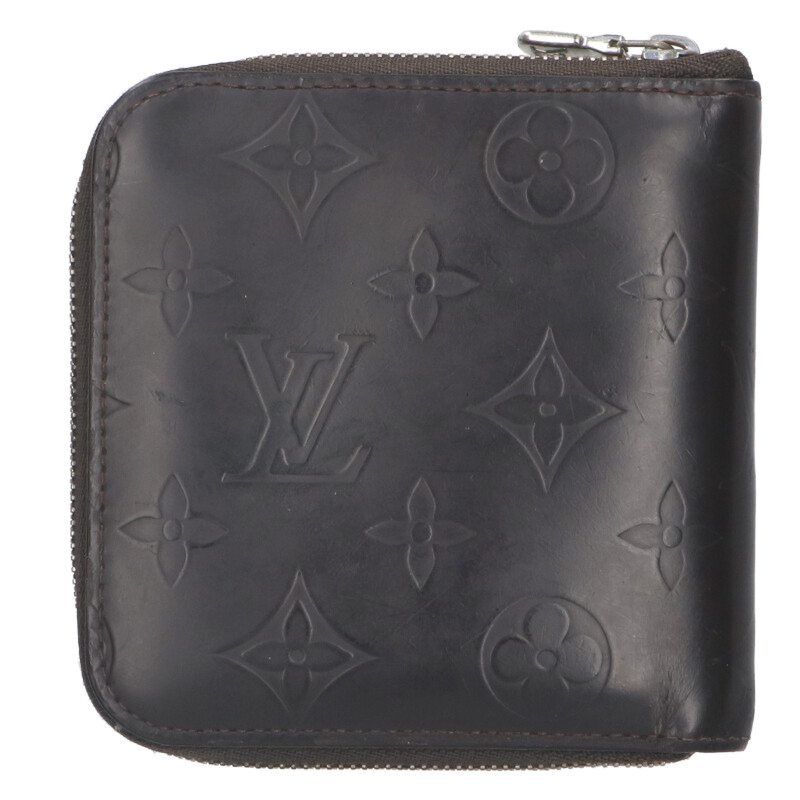 Louis Vuitton M66510 Porte Vieux Monogram Glass-round Zip Wallet For Men