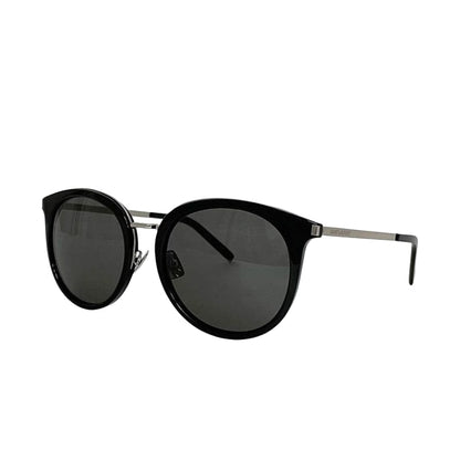 Saint Laurent Sunglasses Black Silver Sl117 K