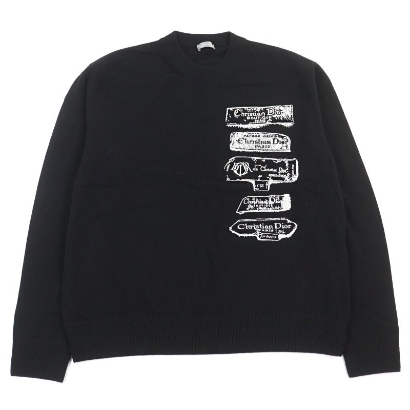 DIOR Homme 25SS 513m663a2007 100% Wool Archives Labels Embroidered Logo