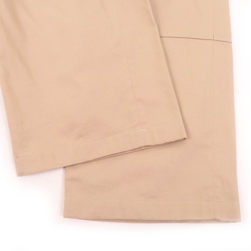 Celine 2p06a539w Triomphe Gold Button High Waist 100% Cotton Loose Fit Cargo