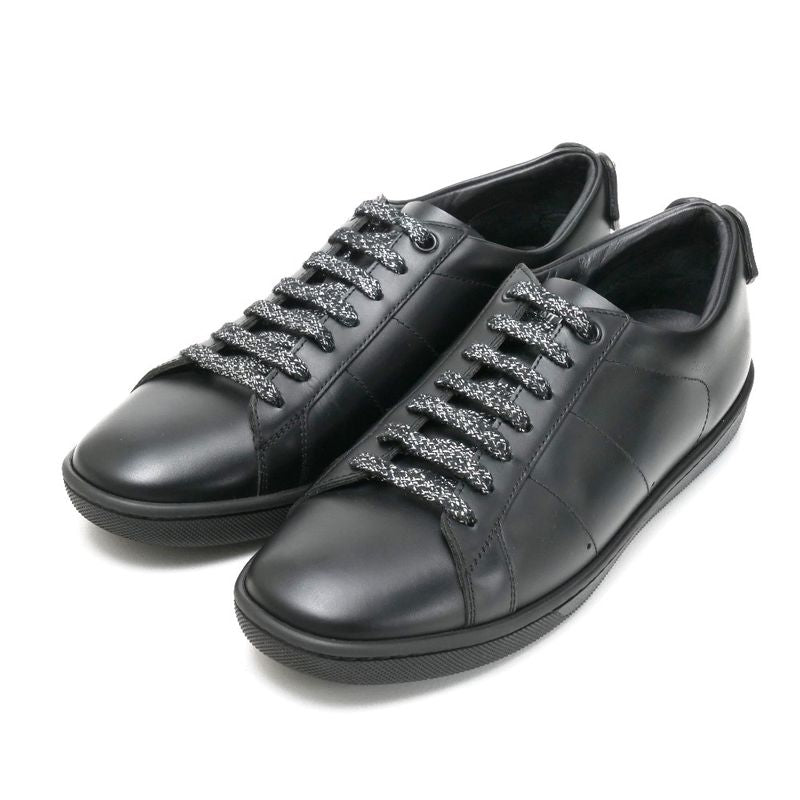 Saint Laurent Paris Sneakers Size 37 Low Cut Rip Patch Leather Shoes 20250722