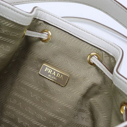 Prada Bucket Bag 1bh097 Handbag Logo Jacquard Women