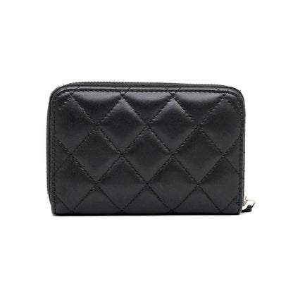 Chanel Compact Wallet Star Black Svhardware Ap3728 Coin Case