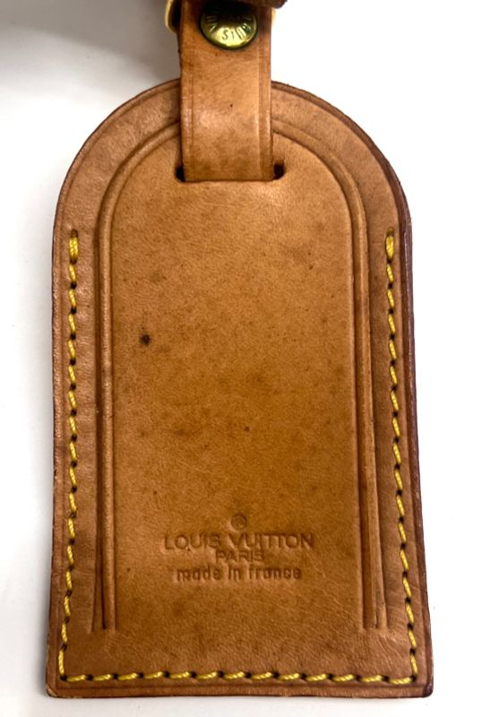 Louis Vuitton Name Tag Poinier Handle Holder 03bs255