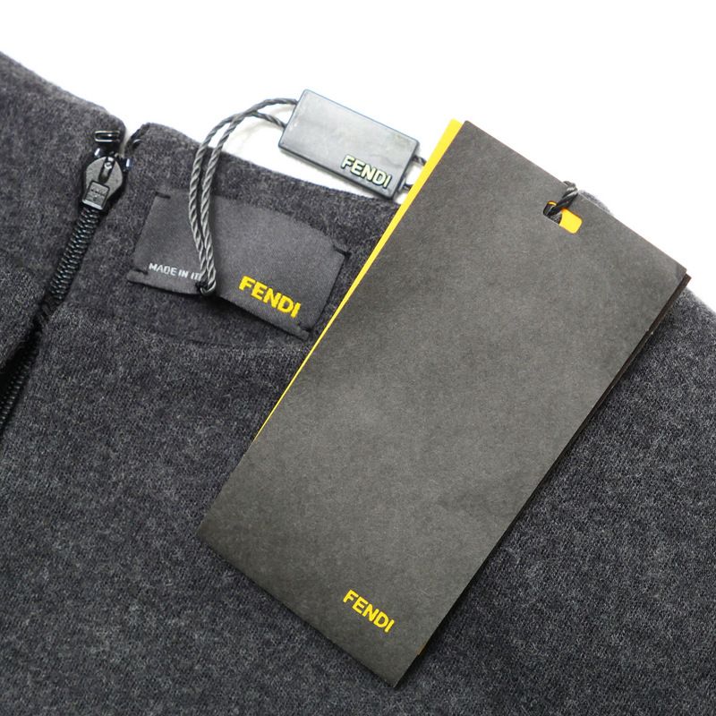 Fendi Dress Size 42 Bicolor Sleeveless Dress Made In Italy 20240924 Ra1362