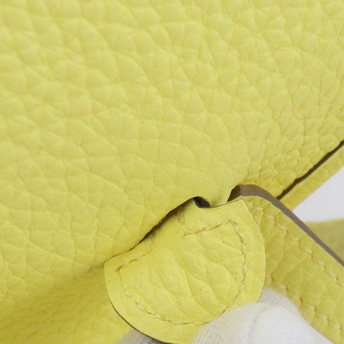 Hermes Evelyn TPM Shoulder Bag Taurillon Clemence W Engraved Ladies