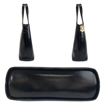 YVES Saint Laurent Yves Saint Laurent Vintage YSL Black Gold Hardware Leather