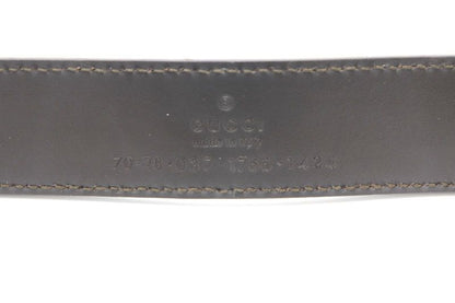 Gucci Double Taiga - Head Buckle Leather Belt 70 28 037 1766 1424 Beige Made In