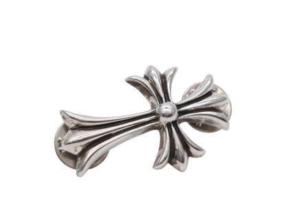 Chrome Hearts Tiny Cross Pin Badge 925 Sterling Silver