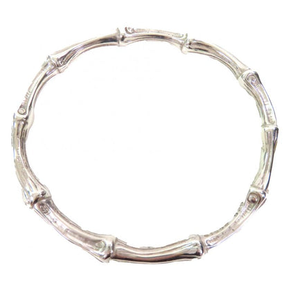 Tiffany & Co Bamboo Bangle Sv925 Bracelet Accessory Silver Weight 23.6g Ladies