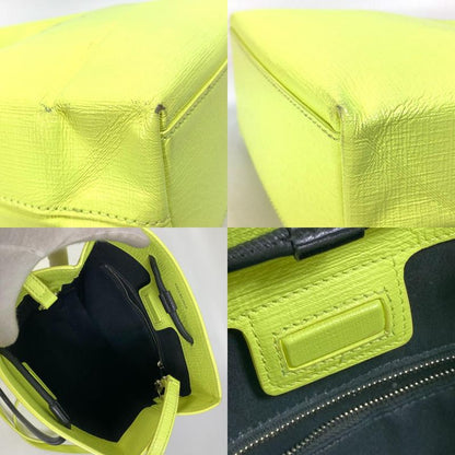 Balenciaga Tote Shopping Tote XS 568817 Leather Yellow