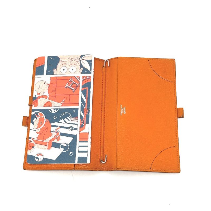 Hermes Notebook Cover Genda Vision Chevre Coromandel Orange