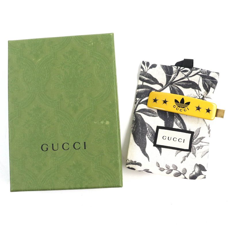 Gucci Adidas Gucci Adidas 702940 Trefoil Logo Barrette Hair Clip Hair Accessory