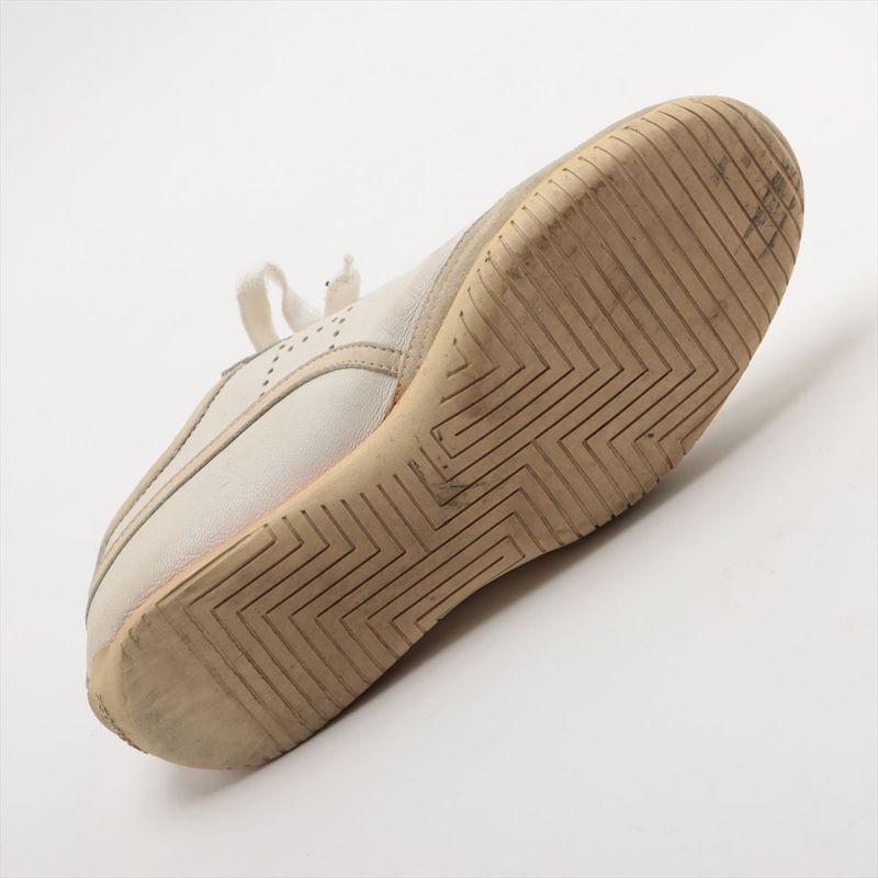 Hermes Leather Sneakers Women's 35 White And Beige Made In Italy