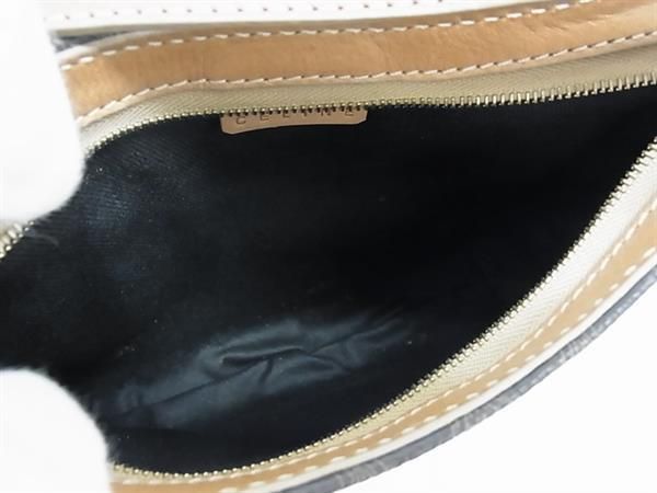 Celine Macadam Pattern PVC X Leather Shoulder Handbag Mini Bag