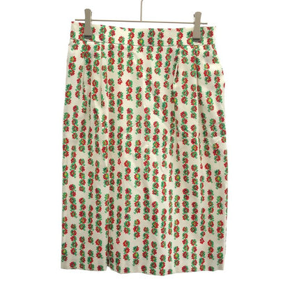 Yves Saint Laurent Flower Print Set Up Suit White 36