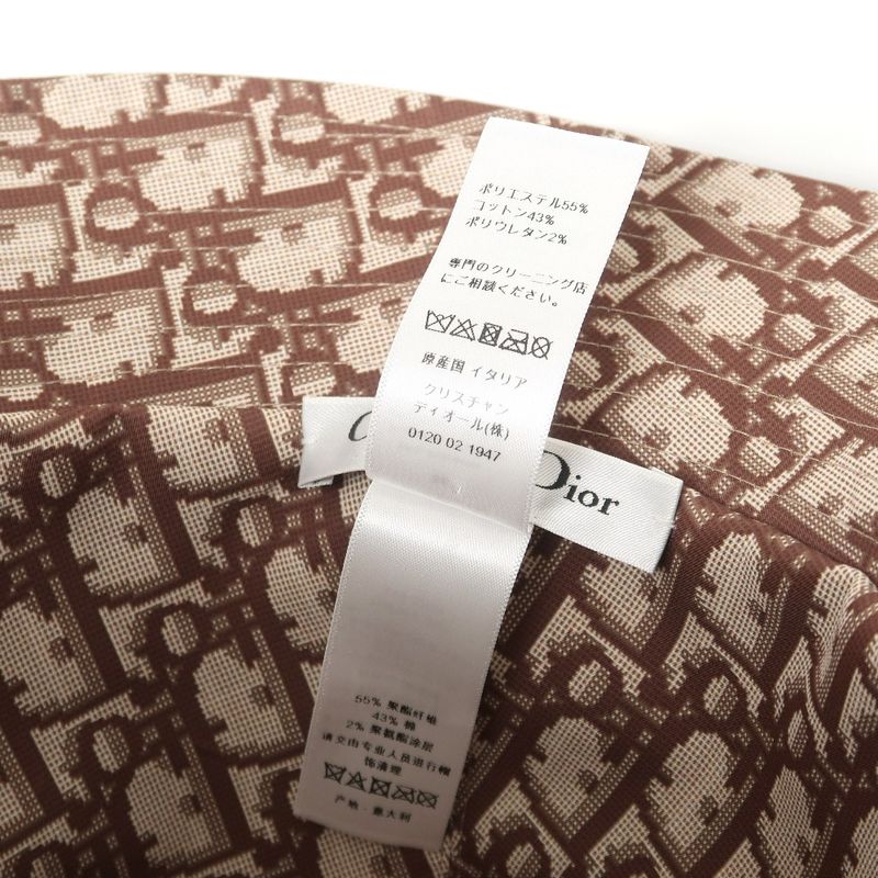 Christian DIOR Teddy-d Bob Hat Size 56 Reversible Check Logo Total Hat Made