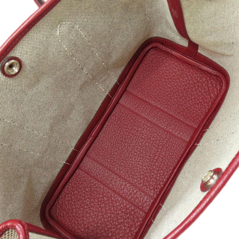 Hermes Garden Party TPM Handbag Canvas Ladies