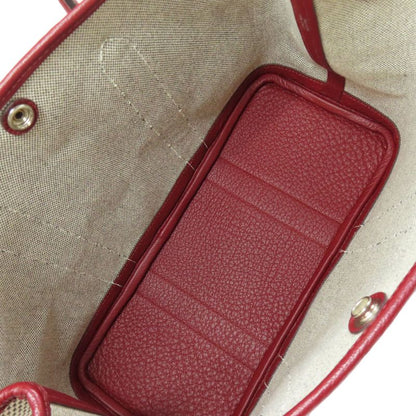 Hermes Garden Party TPM Handbag Canvas Ladies