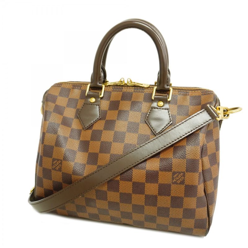 Louis Vuitton Handbag Damier Speedy Bandoliere 25 N40575 Ebène Women's