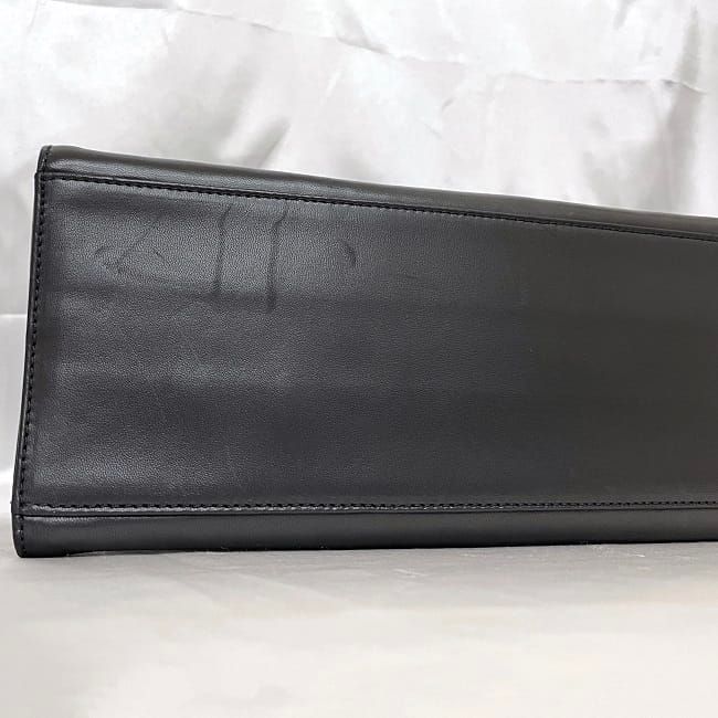 Loewe 2way Bag Black Anagram Excellent Condition Napa Leather Preowned