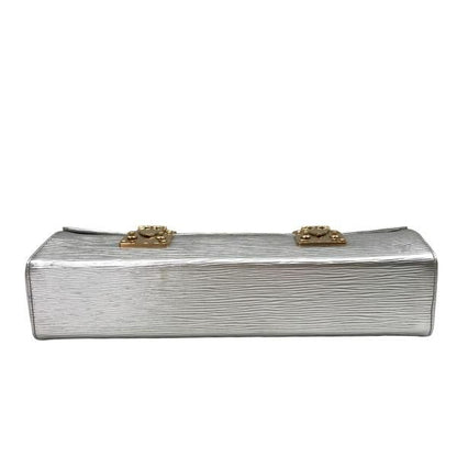 Louis Vuitton Epi Galaxia Vanity Hand Bag Metallic Silver