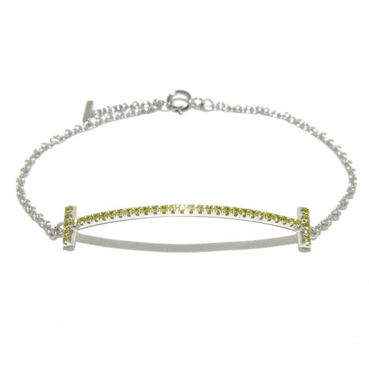 Tiffany & Co Bracelet T-smile Bracelet In The Same Style 18K White Gold And