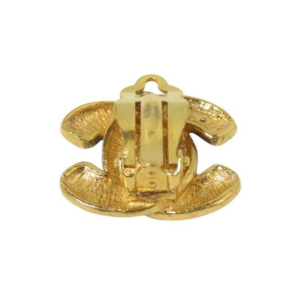 Chanel Matelasse Coco Mark One Ear Branded Accessories Earrings Ladies