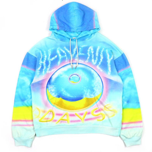 Celine 22SS 2y698468q Marcelo Lavin Heavenly Days Cotton Fleece Print Loose