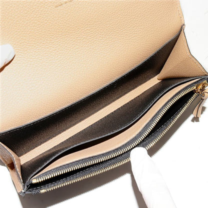 Louis Vuitton Zipper Long Wallet With Coin Purse Monogram Empreinte Noir Black