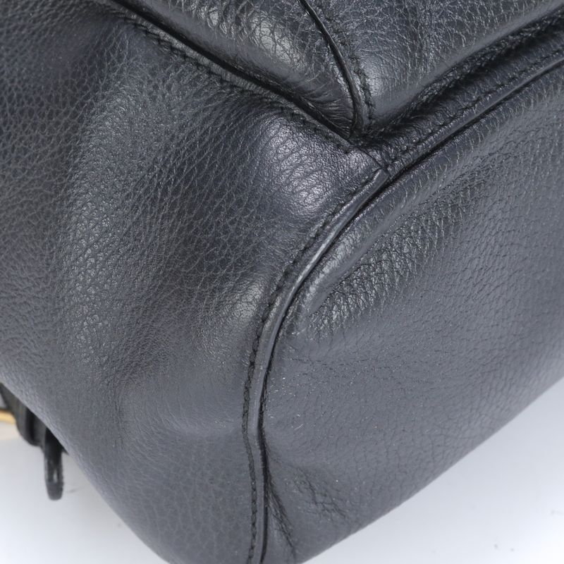 Gucci GG Marmont 429007 Leather Backpack Sac Backpack Shoulder Bag Genuine