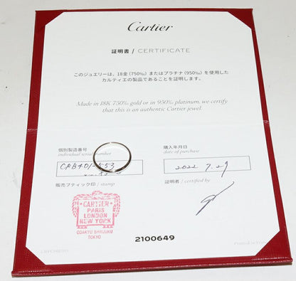 Cartier Ring Pt950 Classic Wedding Ring 1895 Wedding Ring Width 25mm (010in)